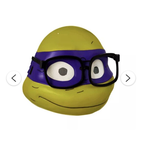 Teenage Mutant Ninja Turtles Mutant Mayhem DONATELLO Role Play Mask NEW - Picture 3 of 4